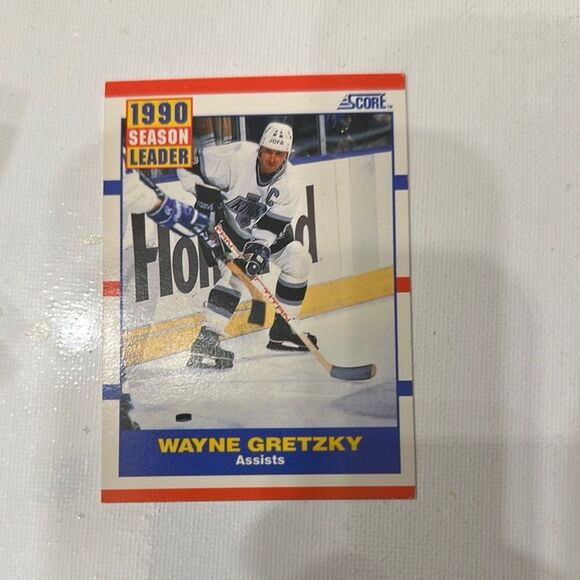 Wayne Gretzky Trading Card - Blue, White season leader mint - Picture 1 of 3